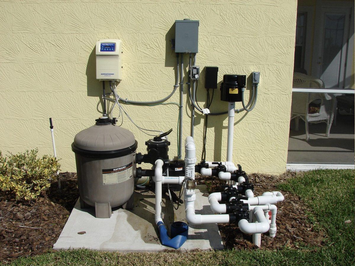 Pool pump and filter equipment pad